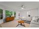 Comfortable living room with a bay window and neutral decor at 1863 Wicks Valley Ne Dr, Marietta, GA 30062