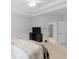 Bedroom with plush carpet, neutral walls, and tray ceilings at 1613 Brolington Ct, Conyers, GA 30013