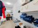 Spacious walk-in closet with metal shelving and ample storage space for clothes and accessories at 1613 Brolington Ct, Conyers, GA 30013