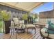 Relaxing outdoor balcony featuring comfortable seating and stylish decor at 3663 Brookhaven Manor Crossing Ne, Atlanta, GA 30319
