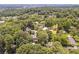 An aerial showcases the home's setting, nestled among dense trees and neighboring properties at 1908 E Roxboro Ne Rd, Atlanta, GA 30324