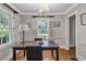 Charming dining room with hardwood floors and natural light at 1908 E Roxboro Ne Rd, Atlanta, GA 30324