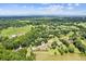 Scenic aerial view of the neighborhood showcasing lush greenery and a serene lake surrounding the home at 317 Red Gate Overlook, Canton, GA 30115