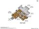 Layout of the first floor featuring a media room, two bedrooms, a covered patio, and ample storage at 317 Red Gate Overlook, Canton, GA 30115