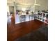 Open floor plan featuring a breakfast bar that overlooks the kitchen at 205 Trickum Hills Ln, Woodstock, GA 30188