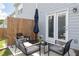 Cozy patio with outdoor seating and a fenced-in area at 3554 Bluebird Ct, Atlanta, GA 30331