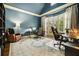 Bright and spacious home office featuring a large bay window and an abundance of natural light at 217 Fernwood Pl, Woodstock, GA 30188