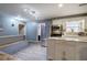 Cozy eat-in kitchen with stainless appliances and light wood floors at 4225 Parkridge Dr, Powder Springs, GA 30127