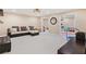 Spacious finished basement features neutral walls, carpet and two doorways to other areas at 4472 Cavallon Nw Way, Acworth, GA 30101