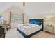 Cozy bedroom with vaulted ceiling, large window, and comfortable bed at 4472 Cavallon Nw Way, Acworth, GA 30101