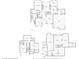 Complete floor plan displaying all levels of the home including the first floor, second floor, and basement at 4472 Cavallon Nw Way, Acworth, GA 30101