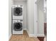 Efficient laundry room features stacked washer and dryer, maximizing space at 270 17Th Nw St # 4306, Atlanta, GA 30363
