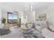 Bright living space with floor-to-ceiling windows and views, modern decor and hardwood floors at 270 17Th Nw St # 4306, Atlanta, GA 30363
