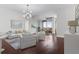 Cozy living room with natural light, modern furnishings, and scenic views from the balcony at 270 17Th Nw St # 4306, Atlanta, GA 30363