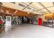Well-organized garage interior with epoxy floor and ample storage solutions at 3300 Pierce St, College Park, GA 30337