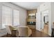 Cozy sitting area with fireplace, creating a warm and inviting space for relaxation and comfort at 4340 Hadaway Nw Rd, Kennesaw, GA 30152