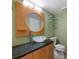 Stylish bathroom featuring a modern vanity with a glass bowl sink at 1355 E Rock Springs Ne Rd, Atlanta, GA 30306