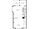 Second floor floorplan featuring a balcony, sunroom, living room, office, bathroom, kitchen, and dining area at 1995 Bryant Park Ln, Decatur, GA 30033