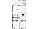 Third floor floorplan featuring bedrooms, bathrooms, walk-in closets, a laundry room and a room at 1995 Bryant Park Ln, Decatur, GA 30033