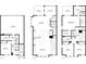 Floorplans of the property, showing the layout of the first, second, and third floors at 1995 Bryant Park Ln, Decatur, GA 30033