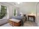 Cozy bedroom featuring bright windows, neutral walls, and wood furniture at 2206 Heritage Trace Dr, Marietta, GA 30062