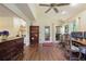 Bright sun room with natural light and a vaulted ceiling at 2206 Heritage Trace Dr, Marietta, GA 30062