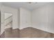 Spacious bedroom with hardwood floors, classic crown molding, and double door closet at 658 Mcgruder Ne St, Atlanta, GA 30312