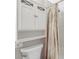 Bathroom featuring a vanity cabinet and a shower at 1501 Clairmont Rd # 1522, Decatur, GA 30033