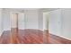 Bedroom with hardwood floors and a closet at 1501 Clairmont Rd # 1522, Decatur, GA 30033