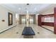 Hallway area features elevator access and seating at 1501 Clairmont Rd # 1522, Decatur, GA 30033