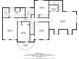 Detailed second floor floorplan showing the layout of the bedrooms and baths at 1808 Jacksons Creek Dr, Marietta, GA 30068