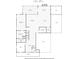 Main floor plan featuring foyer, living area, kitchen, pantry, and primary bedroom at 4445 Pebble Rock Dr, Cumming, GA 30041