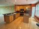 Bright kitchen features stainless steel appliances, an island, and ample counter space at 2895 Brandl Cove Ct # 4, Marietta, GA 30067