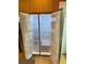 Spacious, open stainless steel refrigerator with well-lit interior and ample storage shelves at 2895 Brandl Cove Ct # 4, Marietta, GA 30067