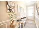 Inviting entryway with elegant decor and a glass console table at 605 Oak Ln, Canton, GA 30114