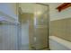 Bathroom with a shower and glass door at 1830 Francis Sw Rd, Conyers, GA 30094