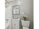 Cozy bathroom with a tub-shower combo, modern fixtures, and a charming vanity for a relaxing experience at 4624 Stonehenge Dr, Atlanta, GA 30360