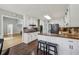 Spacious kitchen features white cabinets and modern stainless steel appliances at 4624 Stonehenge Dr, Atlanta, GA 30360