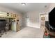 View of the bedroom with a built-in bunk bed with access to an ensuite bathroom at 508 Windy Ridge Ct, Canton, GA 30114