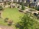Aerial view of the landscaped common area with community homes at 1117 Cordia Ave, Atlanta, GA 30318