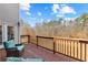 Spacious outdoor deck area perfect for relaxing and unwinding in the outdoors at 1452 Redwine Rd, Fayetteville, GA 30215