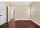 Spacious bedroom with hardwood flooring and a window, perfect for relaxation at 2230 Cheshire Bridge Ne Rd # 401, Atlanta, GA 30324