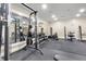 Community gym area with free weights and weightlifting equipment for residents at 1850 Cotillion Drive # 2118, Dunwoody, GA 30338