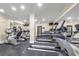 Community gym with multiple treadmills, stationary bikes, and other fitness equipment for residents at 1850 Cotillion Drive # 2118, Dunwoody, GA 30338