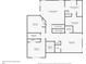 Floor plan depicting the layout of the second floor, including the primary suite and bedrooms at 2050 Poplar Ridge Pl, Cumming, GA 30040