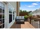 Cozy back deck with comfortable seating, offering an outdoor retreat at 2367 Millhaven Se St, Smyrna, GA 30080