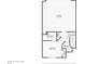 Basement floor plan featuring bedroom, bathroom, storage, garage and closet at 2367 Millhaven Se St, Smyrna, GA 30080