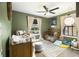 Modern Bedroom with sleek design, natural light and vibrant decor at 3135 Bluebird Ln, Decatur, GA 30032