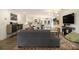 Spacious open concept showcases modern design and seamless flow between living and kitchen areas at 3135 Bluebird Ln, Decatur, GA 30032