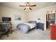 Comfortable bedroom featuring neutral décor and carpeted floors at 132 Cornerstone Pl, Woodstock, GA 30188